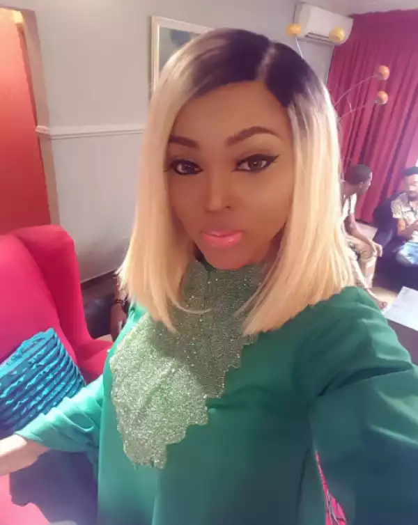 Actress Mercy Aigbe stuns in blonde hair (photos)